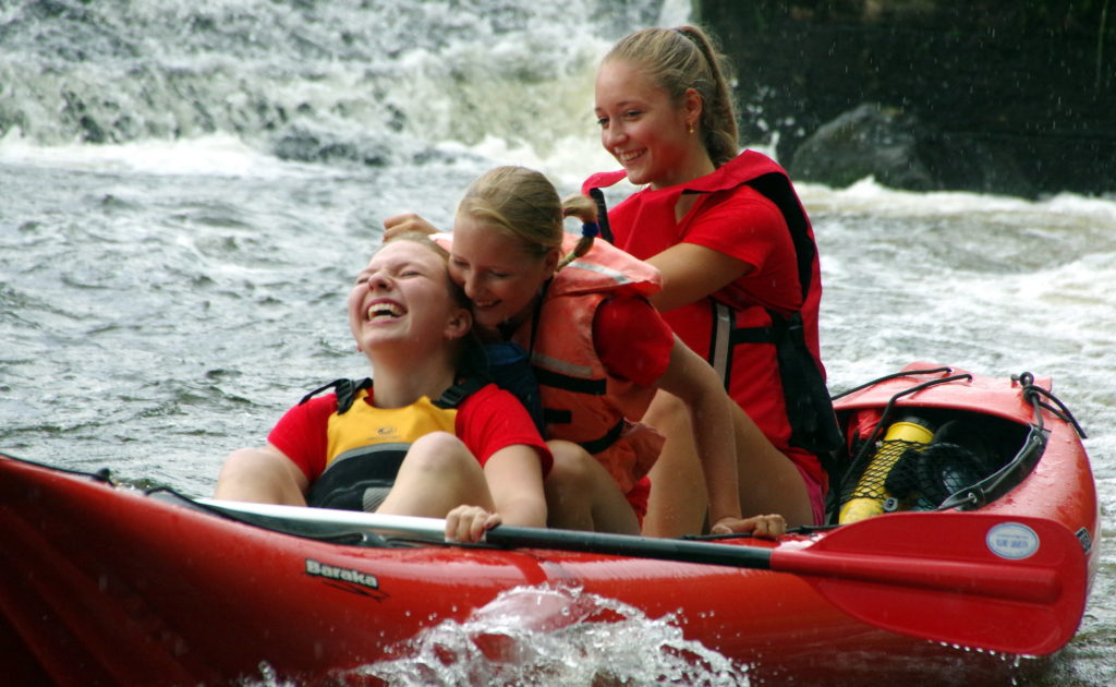 Kids in a Canoe